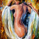 Modern impressionism palette knife oil painting on canvas kp052