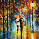 Modern impressionism palette knife oil painting on canvas kp058
