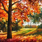 Modern impressionism palette knife oil painting on canvas kp061