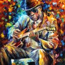 Modern impressionism palette knife oil painting on canvas kp062