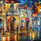 Modern impressionism palette knife oil painting on canvas kp064