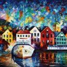 Modern impressionism palette knife oil painting on canvas kp076 Modern impressionism palette knife oil painting on canvas kp076