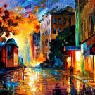 Modern impressionism palette knife oil painting on canvas kp083