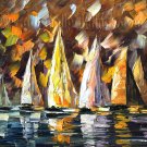 Modern impressionism palette knife oil painting on canvas kp092 Modern impressionism palette knife oil painting on canvas kp092