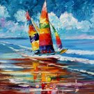 Modern impressionism palette knife oil painting on canvas kp097 Modern impressionism palette knife oil painting on canvas kp097