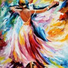 Modern impressionism palette knife oil painting on canvas kp099