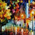 Modern impressionism palette knife oil painting on canvas kp112