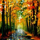 Modern impressionism palette knife oil painting on canvas kp113 Modern impressionism palette knife oil painting on canvas kp113