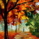 Modern impressionism palette knife oil painting on canvas kp114