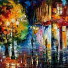 Modern impressionism palette knife oil painting on canvas kp115