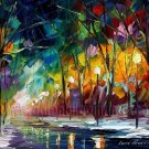 Modern impressionism palette knife oil painting on canvas kp118