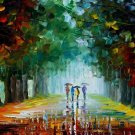 Modern impressionism palette knife oil painting on canvas kp121