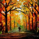 Modern impressionism palette knife oil painting on canvas kp123