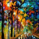Modern impressionism palette knife oil painting on canvas kp129