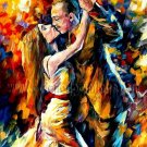 Modern impressionism palette knife oil painting on canvas kp131