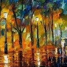 Modern impressionism palette knife oil painting on canvas kp132