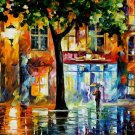 Modern impressionism palette knife oil painting on canvas kp138