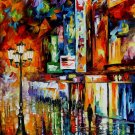 Modern impressionism palette knife oil painting on canvas kp140