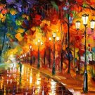Modern impressionism palette knife oil painting on canvas kp141