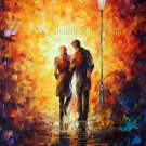 Modern impressionism palette knife oil painting on canvas kp142
