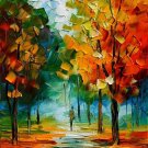 Modern impressionism palette knife oil painting on canvas kp143