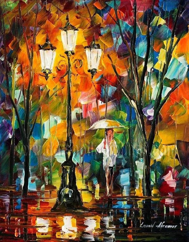 Modern Impressionism Palette Knife Oil Painting On Canvas