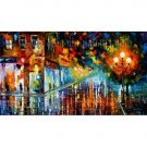 Modern impressionism palette knife oil painting on canvas kp152