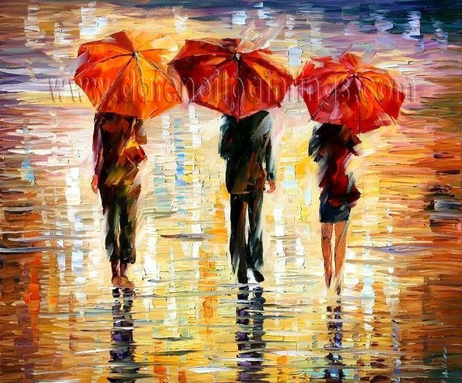 Modern Impressionism Palette Knife Oil Painting On Canvas