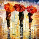 Modern impressionism palette knife oil painting on canvas kp153