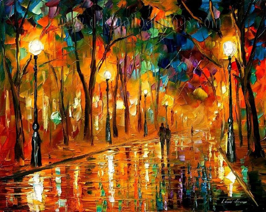 Modern Impressionism Palette Knife Oil Painting On Canvas