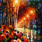 Modern impressionism palette knife oil painting on canvas kp164