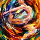 Modern impressionism palette knife oil painting on canvas kp166