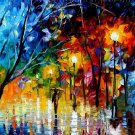 Modern impressionism palette knife oil painting on canvas kp172