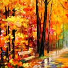 Modern impressionism palette knife oil painting on canvas kp174
