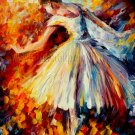 Modern impressionism palette knife oil painting on canvas kp176