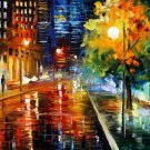 Modern impressionism palette knife oil painting on canvas kp177