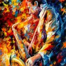 Modern impressionism palette knife oil painting on canvas kp182