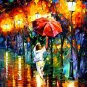 Modern impressionism palette knife oil painting on canvas kp183