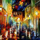 Modern impressionism palette knife oil painting on canvas kp185