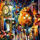 Modern impressionism palette knife oil painting on canvas kp188