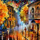 Modern impressionism palette knife oil painting on canvas kp189