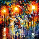 Modern impressionism palette knife oil painting on canvas kp190