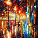 Modern impressionism palette knife oil painting on canvas kp191