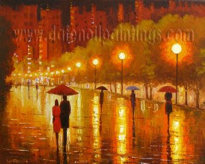 Modern impressionism palette knife oil painting on canvas kp192