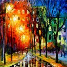 Modern impressionism palette knife oil painting on canvas kp196