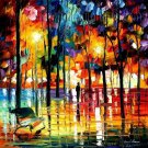 Modern impressionism palette knife oil painting on canvas kp198