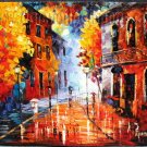 Modern impressionism palette knife oil painting on canvas kp199