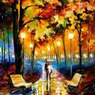 Modern impressionism palette knife oil painting on canvas kp202
