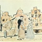Pablo Picasso Oil Painting A Bank Of Canal Côte Du Canal