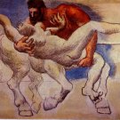 Pablo Picasso Classical Oil Paintings Abduction Nessus And Deianeira
